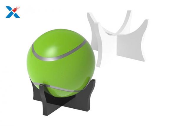 Custom Logo Tennis Acrylic Ball Stand , Acrylic Football Stand Eco - Friendly