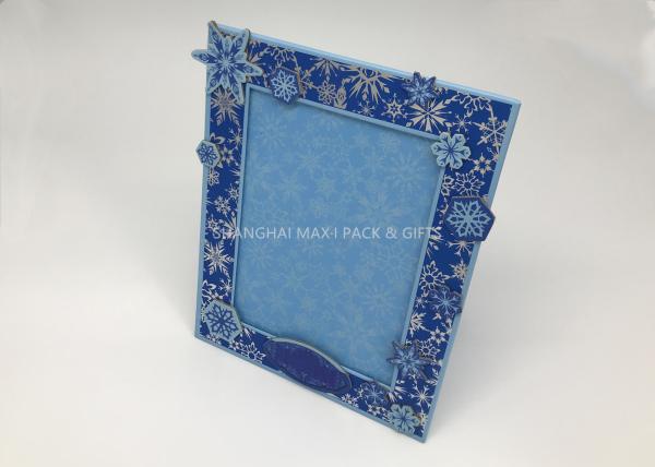 Cheap Square Christmas Custom Printed Cardboard Photo Frames To Decorate 4x6 5x7 8x10 Hot Stamping for sale