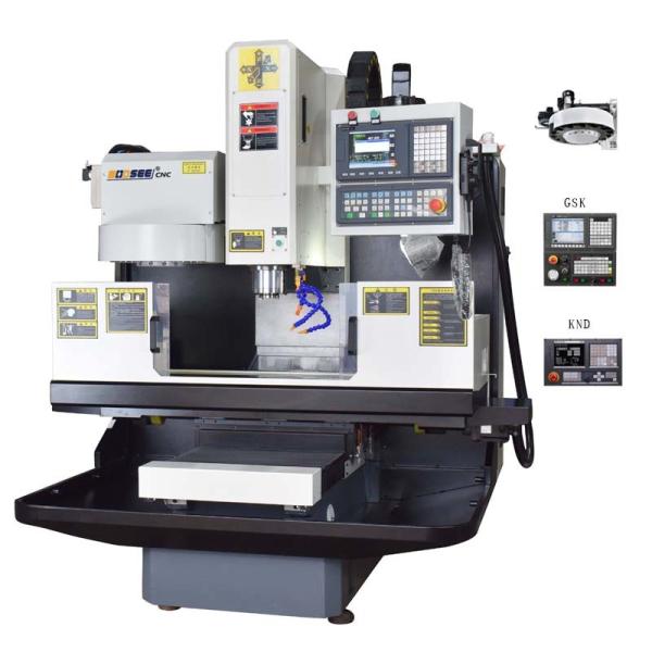 Cheap 3 Axis Vertical CNC Machining Center 500mm Z Axis Strong Rigidity high precision for sale