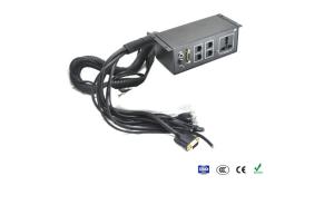 CE vga audio rj45 electrical computer table power socket plug box