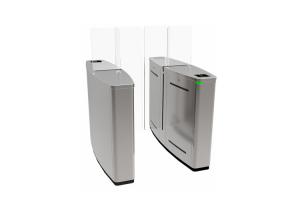 DC24V 0.2S SS304 Acrylic Retract Gate Barrier 30persons/min