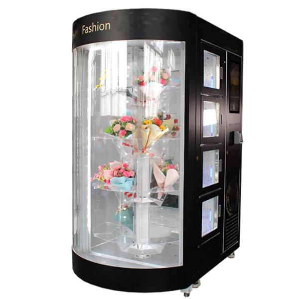 Cheap Remote Upload Ads Flower Vending Machine With Cooling System Contactless Payment 240V for sale