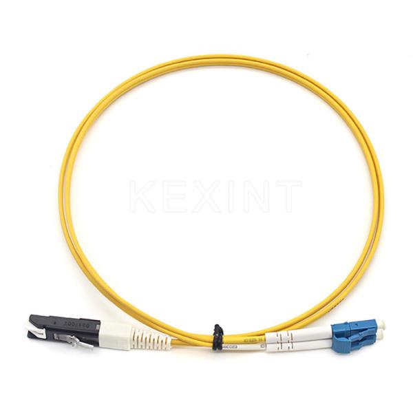 Cheap KEXINT FTTP Fiber Optic Patch Cord Duplex VF45 To LC UPC Connector Single Mode Multimode for sale
