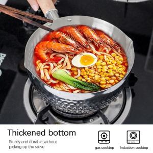 Best 18 / 8  Kitchen Stainless Steel Cooking Pot With Glass Lid wholesale