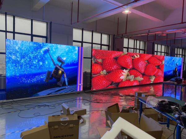 Cheap P2.5 High Resolution LED Screen , Ultra Slim Wedding Led Background for sale