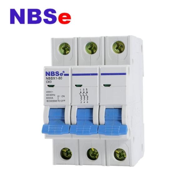 Cheap IEC60898 Double connection 2P 100A Main Switch MCB Circuit Breakers for sale