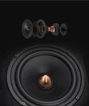 40W Output Power 3-Way Bluetooth Speakers with Modern Style and Density Sheet