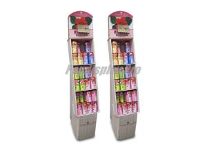 China Elegant Custom POS Cardboard Candy Display Recyclable With 3 Tiers on sale