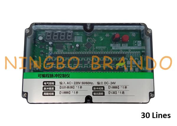 Cheap 30 Lines Pulse Jet Valve Sequential Timer Controller For Bag Filter for sale