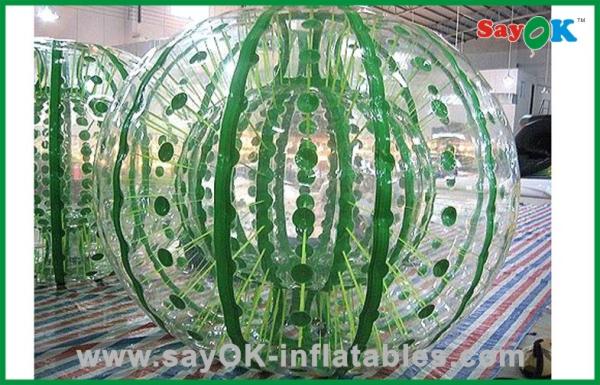 Cheap Inflatable Beach Games Customized Giant Durable Inflatable Zorbing Ball For Hamster Ball Game 2.3x1.6m for sale
