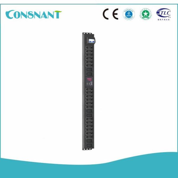 Cheap Switched Rack PDU Max Current 32A , Network Controlled Dual Input Server Rack PDU for sale