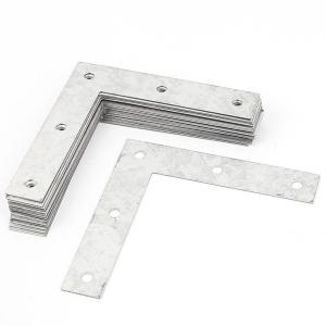 China Silver Heavy Duty Metal Angle Brackets , Aluminium Shelf Brackets Zinc - Plating on sale