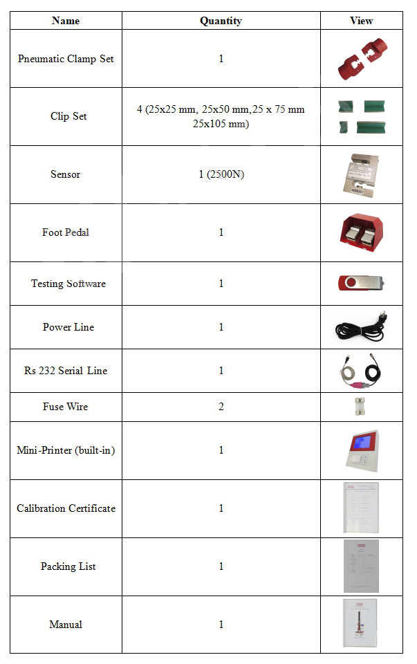 High Speed RS232 Processor Textile Tensile Testing Machine with Mini-Printer (built-in)