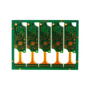 Best HASL Rigid Flex PCB 4MIL Hole Size Golden Triangle PCB 2 Layer wholesale