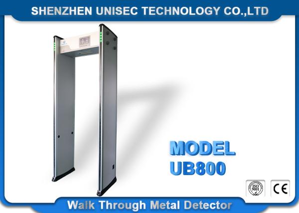 Cheap UNIQSCAN UB800 Walk Through Security Scanners Gate Screen Remote Control For Embassy for sale