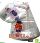 China supply clear food grade poly wicket bags ice bags bread bags with printing