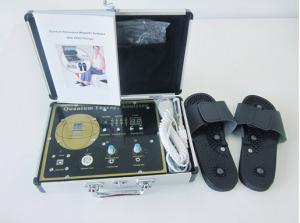China Therapy Quantum Resonance Magnetic Analyzer with Massage Pads and Slipper   on sale