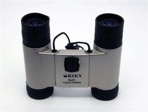 Champagne Binocular Prism Types 8x21 Natural Colors High Durability For Concert
