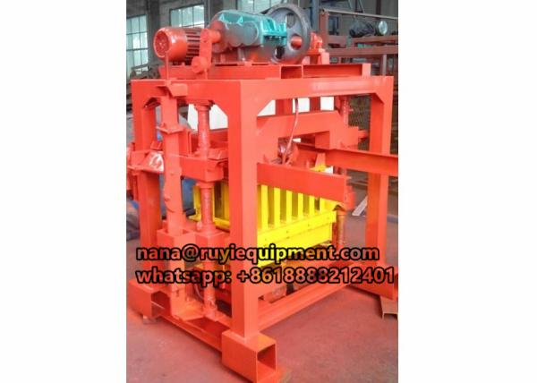 Cheap high quality 4-40 small concrete block machine for hollow blocks for sale