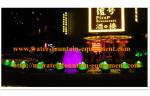 Crystal Ball Fountain With Atomizer RGB LED Light Has Misting And Colorful