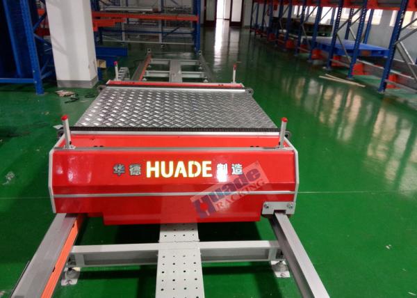 Cheap Red Automated Storage Retrieval System Dual Rail Annular Ferry Car Transmitting Pallets for sale
