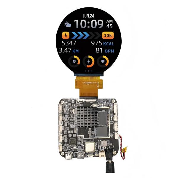 Cheap 3.4-Inch Round High-Performance Android Touchscreen Display for Digital Signage, Retail, and Interactive Kiosks for sale