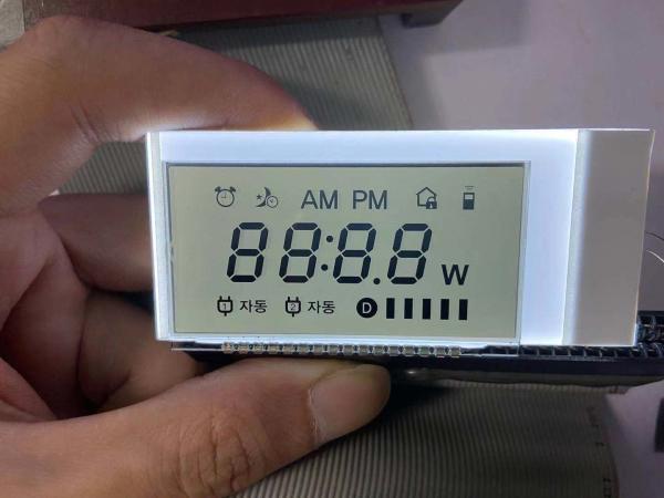 Cheap Tn 7 Segment LCD Display 12 O Clock Positive Monochrome Transimissive Lcd Module Transparent Character For Clock for sale