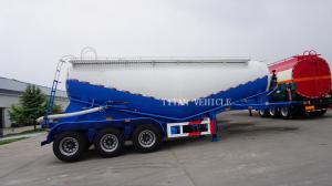 Best TITAN VEHICLE 40 ton Dry Bulk Cement Powder Tanker Semi Trailer With Engine for sale wholesale