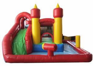 China Cheap inflatable mini combo with pool inflatable simple combo pool game for kids under 6 years on sale