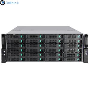 H.265 128CH 4K 5MP 24 SATA HDD 640M incoming bandwidth intelligent analysis function NVR network security system