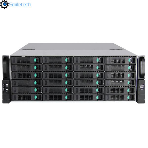 Cheap H.265 128CH 4K 5MP 24 SATA HDD 640M incoming bandwidth intelligent analysis function NVR network security system for sale