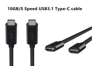 Best Customized Cell Phone Type C USB Cable White / Black / Colorful 10Gbps 5A 20V wholesale