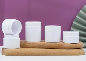 China 50g 100g 150g 250g Empty White Body Scrub Packaging Jars Bulk Customization on sale