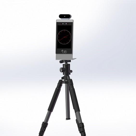 Cheap POE Android 8 Inch Device With Face Recognition And Temperature Measure For Pass Management for sale