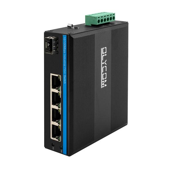 Cheap 5 Port Unmanaged Industrial Ethernet Switch ,  40Gbps Rugged Network Switch for sale