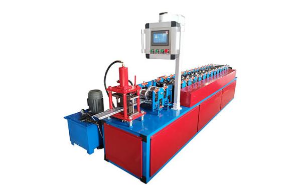 Cheap 75mm / 85mm Shaft Roller Shutter Door Roll Forming Machine For Door Frame Manufacturing Process for sale