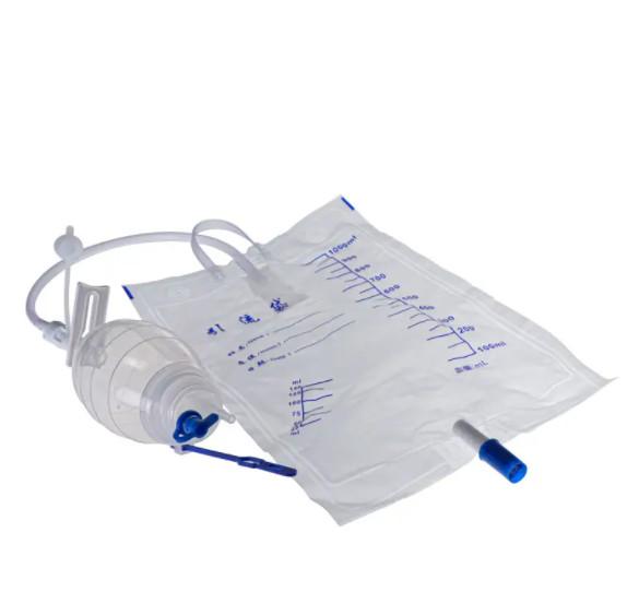 Cheap Suction Reservoir with Bottom Outlet available for drainage bag 1000ml with tick marks for sale