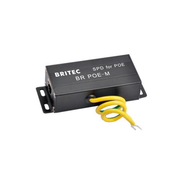 Cheap BR-POE-M Ethernet PoE Surge Protector Telecom RJ45 Lightning Arrester  IP10 for sale