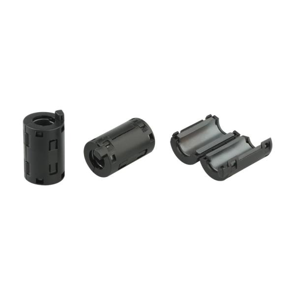 Cheap V18001 Clip On Ferrite Core Black Clip On Ferrite Bead With Plastic Cover for sale