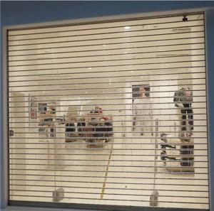 Best 180W Polycarbonate Roller Shutter Door Transparent Automatic Clear Crystal wholesale