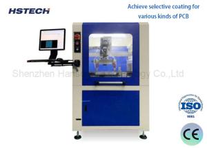 China 1 Spray And 1 dispensing Valve 3Axis Selective Coating Machine for PCBA SMT Backstage on sale