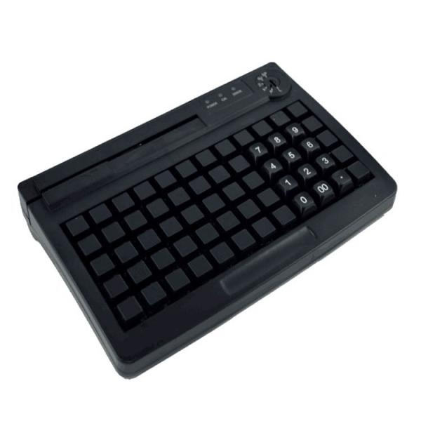 Cheap USB PS2 60 Keys Programmable Pos Keyboard MSR Option For Supermarket for sale