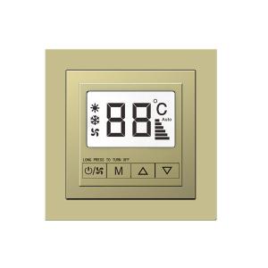Best RS485 Modbus Thermostat Control Panel Horizontally mounted 4 conjoined frame wholesale