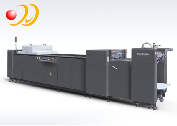 Cheap 12 Inche Fully Automatic UV Coating Machine PLC Control System for sale