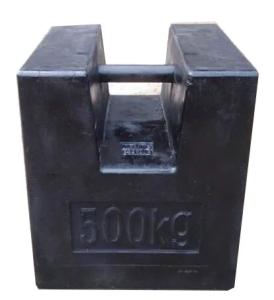China Standard M1 500kg Iron Cast Scale Testing Calibration Weights Mass on sale