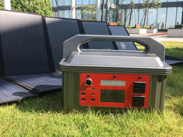 Cheap Customized Camping Solar Power Plant Integrated With Lithium Battery Solution for sale