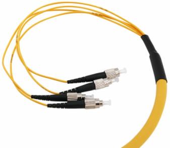 Cheap 2mm Duplex Optical Fiber Pigtail FC UPC Single Mode G652D for sale