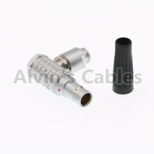 China FHG 0B 90 Degree Elbow Lemo Connector Push Pull Connector IP50 Protection on sale