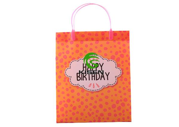Cheap Supermarket Soft Loop Handle PE Plastic Bag For Shopping Resealable Waterproof for sale