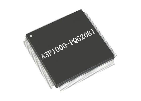 Cheap 208-BFQFP A3P1000-PQG208I Single-Chip 350 MHz Field Programmable Gate Array for sale